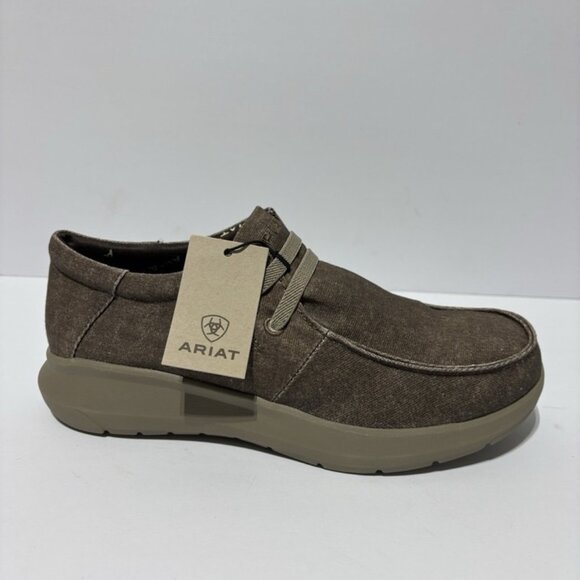 Ariat Men’s Help Stretch Casual Shoes Brown, Size 7 Wide main image 5
